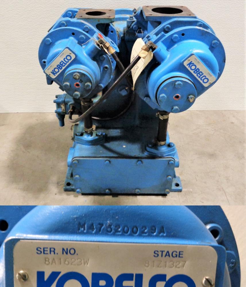 Kobelco 2-Stage Rotary Air Screw Compressor 8A1623W 81Z1327